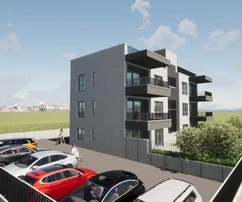 Trogir, Plano, 2-pokojowe mieszkanie 70 m2 + ogród 68 m2, nowy budynek