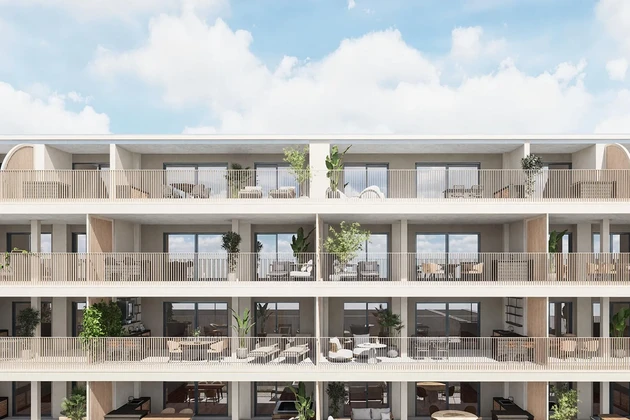 Istria, Umag, apartamento de diseño con gran terraza privada