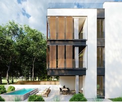 Luxury apartments first row to the sea