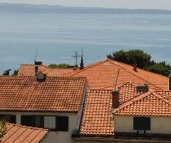 Split, Bačvice, Zwei-Zimmer-Wohnung mit Innenhof und Meerblick