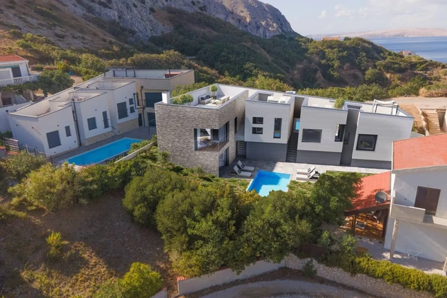 Villa di lusso in vendita a Pag Bošana con vista in Croazia