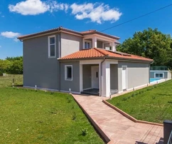 Istria, Labin, Nowoczesna willa z basenem w spokojnej wiosce