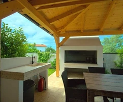 Bellissima villa in pietra con piscina e vista mare, Istria, Parenzo