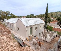 Продается роскошная вилла с видом на море на острове Брач, Хорватия