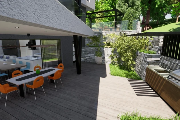 Amplio apartamento con patio y piscina disponible para la compra en Croacia