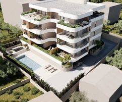 Primošten, moderný byt na prvom poschodí s balkónom
