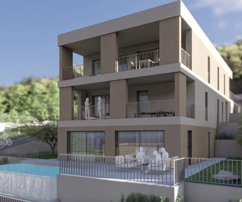 Apartamento de lujo con vista al mar en venta en Kostrena, Croacia