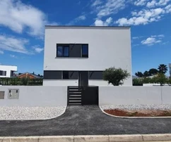 Elbűvölő modern villa medencével és tengerre néző kilátással, Isztria, Fažana