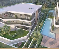 Appartement de luxe avec vue mer à vendre à Medulin en Croatie