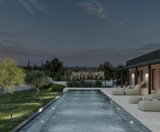 Istria, Buje, Villa Moderna Premium con Piscina e Vista Aperta sulla Natura e sul Mare