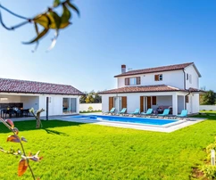 Nowoczesny dom z basenem i sauną, Istria, Ližnjan