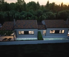 Kaštelir, Istria – Nowoczesny dom parterowy w spokojnej okolicy