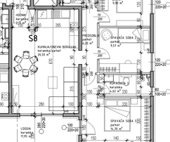 Čiovo, Okrug Gornji, appartement de trois pièces avec loggia