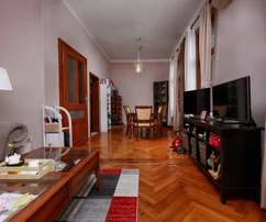 Опатия, центр, трехкомнатная квартира 90 м², панорамный вид на море