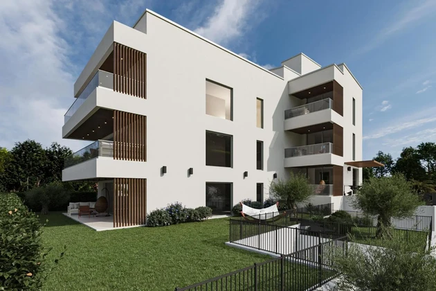 Zadar, Petrčane, luksusowy apartament czteropokojowy z widokiem na morze