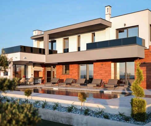 Villa de lujo con piscina en venta en Privlaka, Croacia