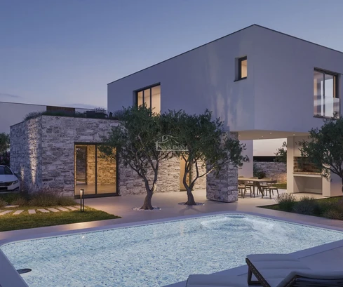 Zaton – NUOVA COSTRUZIONE: complesso di 4 moderne ville di lusso con piscine