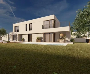 Moderní vila s bazénem ve výstavbě, Istrie, Poreč