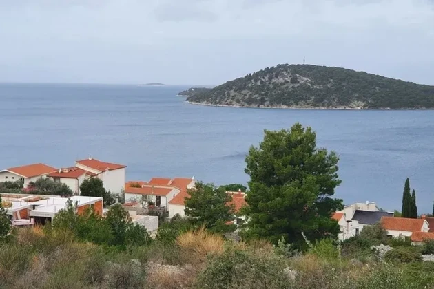 Rogoznica, Ljoljinica, działka budowlana 1766 m2, 120 m od morza, widok