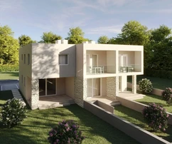 Vodice – ÚJ ÉPÍTÉSŰ kétszintes lakások kerttel, 300 m-re a strandtól