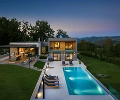 Dos villas de lujo en venta cerca de Pazin en Croacia