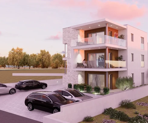 Srima, Vodice - Parcela edificable con permiso, a 130 m de la playa