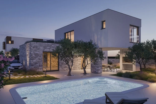 Zaton – NUOVA COSTRUZIONE: complesso di 4 moderne ville di lusso con piscine