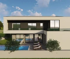 Moderní vila s bazénem blízko moře, Istrie, Marčana