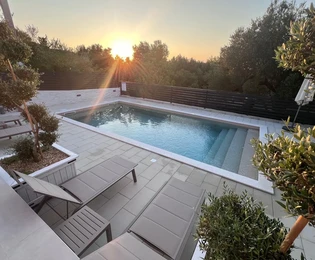 Detached home with a pool for sale on Pašman in Croatia