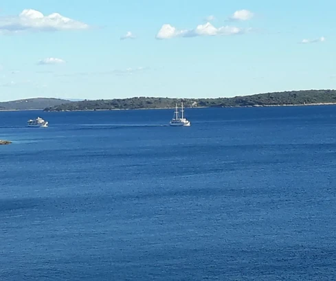 Marina, Vinišće, building plot 4590 m2, view