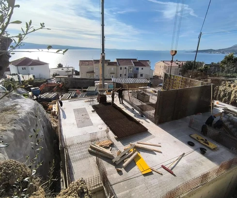 Omišská riviéra, dvoupokojový byt s jižní orientací v prvním patře novostavby, 75,95 m²