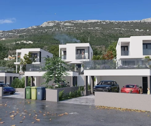 Vila na predaj s panoramatickým výhľadom na Kaštela v Chorvátsku