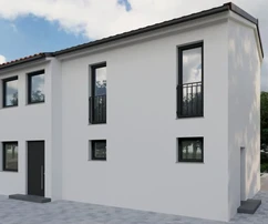 NUOVA VILLA BIFAMILIARE CON PISCINA E VISTA MARE, A 200 M DALLA SPIAGGIA!