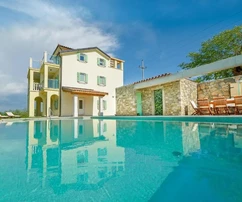 Bájos villa medencével és elbűvölő kilátással, Isztria, Motovun