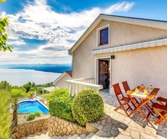 Bellissima villa con piscina e vista fantastica, Opatija