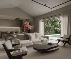 Hvar, Stari Grad, dvě nově postavené luxusní přízemní vily