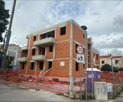 Moderne Einzimmerwohnung mit Garten in Neubau zu verkaufen in Kroatien