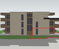 Vodice – prízemný byt so záhradou a 2 parkovacími miestami, S1 – 81,69 m²