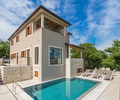 Piękny dom wolnostojący z basenem, Istria, Buje