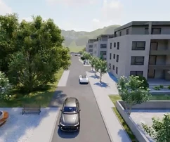 Penthouse na predaj v Kašteli s panoramatickým výhľadom v Chorvátsku