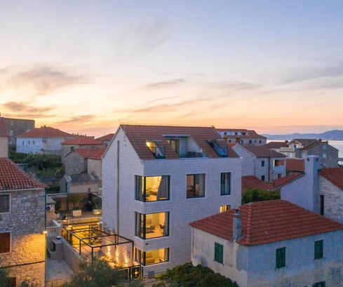 Real estate for sale in Postira on Brač just one row back from the sea in Croatia