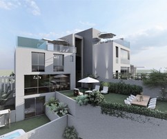 Luxusné dvojvily v blízkosti splitského pobrežia