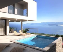 Villa de luxe à vendre à Orebić sur la péninsule de Pelješac en Croatie