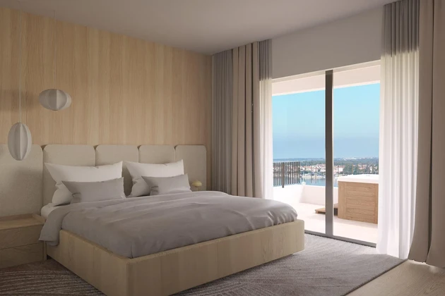Istria, Umag - Green Tower Residence, apartament z jedną sypialnią i tarasem na 6. piętrze