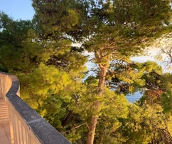 Baška Voda, penthouse z widokiem na morze w pierwszej linii brzegowej
