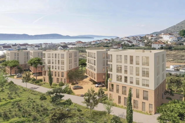 Trogir, Seget Donji, apartamento de dos dormitorios en la tercera planta con una superficie útil neta de 90 m², S6, C