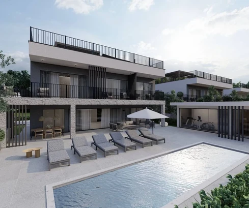 Poreč közelében panorámás kilátással rendelkező villa eladó Horvátországban