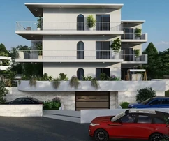 Ciovo, Slatine, apartamento de 2 dormitorios, 61 m2, 2º piso, a solo 70 m del mar, piscina