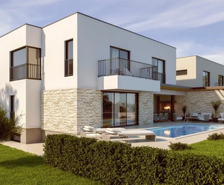Modern semi-detached home available in Poreč in Croatia