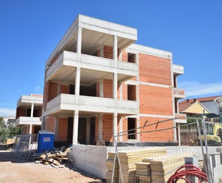 Vodice - Penthouse z widokiem na morze w szerszym centrum miasta, 300 m od mariny